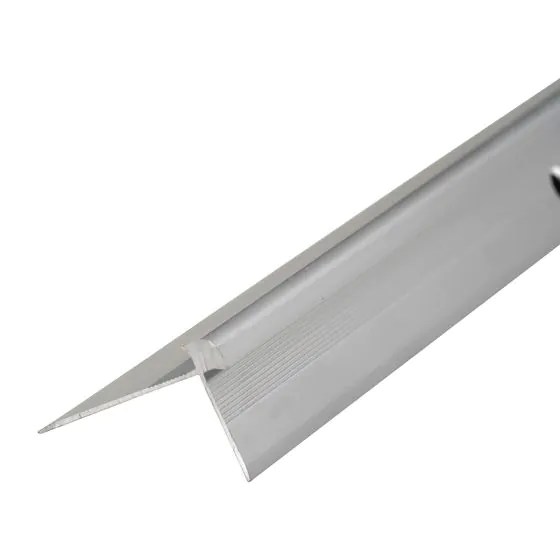 Treppenkantenprofil Alu für 5 mm Böden - Farbe: silber, Länge: 900 mm