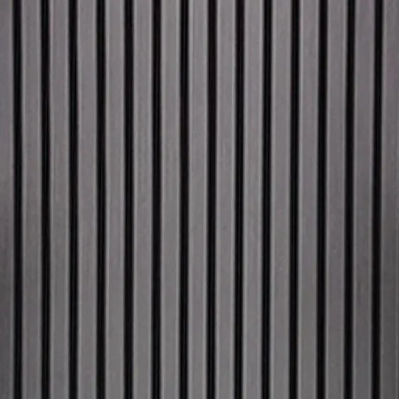 Akustikpaneele für Decke & Wand - Modell: Ebenholz - künstliches Holzfurnier, Maße: 2400 x 600 x 21 mm, Stück: 2, Packungsinhalt: ca. 2,88 m²