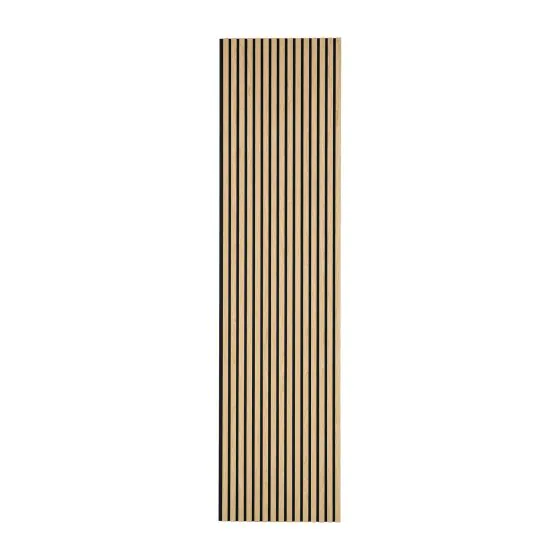 Akustikpaneele für Decke & Wand - Modell: Eiche hell - künstliches Holzfurnier, Maße: 2400 x 600 x 21 mm, Stück: 2, Packungsinhalt: ca. 2,88 m²
