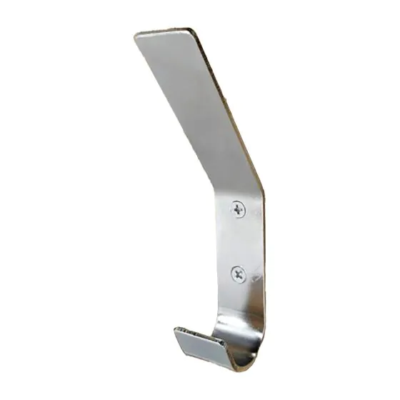 Garderobenhaken aus Metall - silber, 135 mm