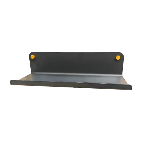 Ablage aus Metall - schwarz, 360 x 140 mm