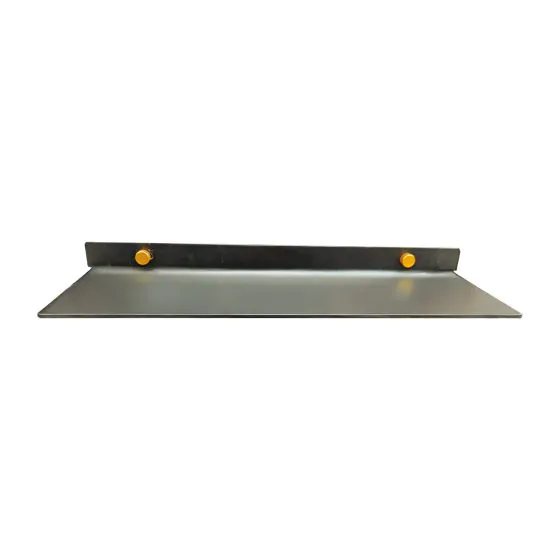 Ablage aus Metall - schwarz, 200 x 120 mm
