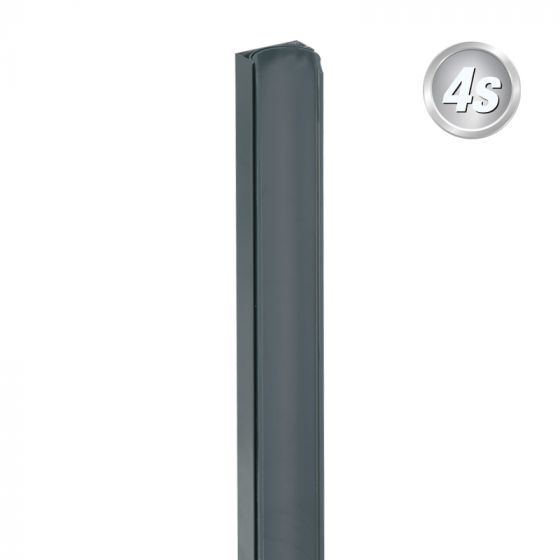 Alu U-Profil beweglich für 44 mm Profile - Farbe: anthrazit, Länge: 100 cm