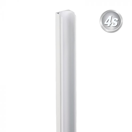 Alu U-Profil beweglich für 44 mm Profile - Farbe: grau, Länge: 100 cm