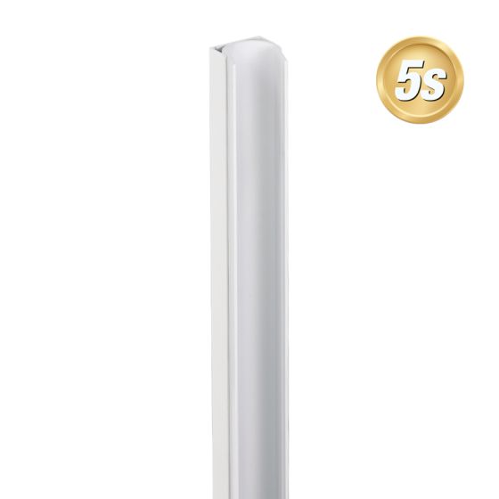 Alu U-Profil beweglich für 44 mm Profile - Farbe: grau 5S, Länge: 200 cm