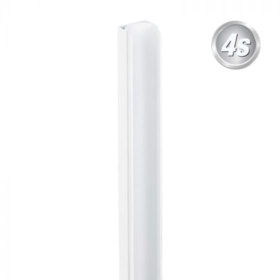 Alu U-Profil beweglich für 44 mm Profile - Farbe: weiß, Länge: 200 cm
