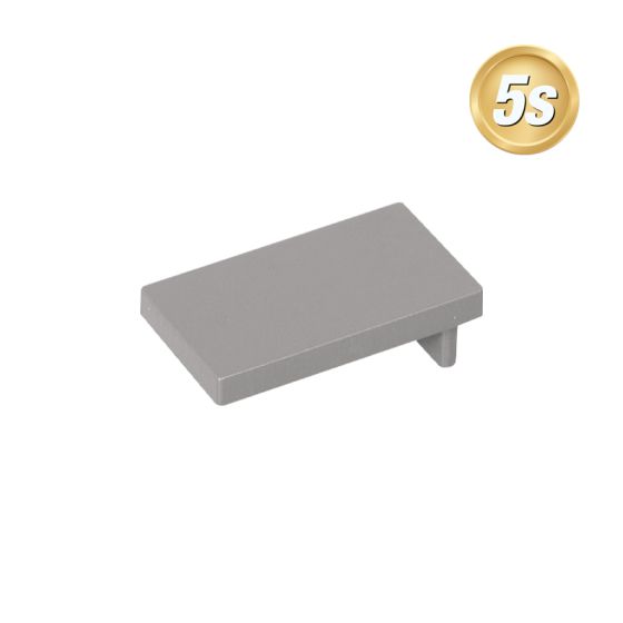 U-Profil Abdeckkappen stirnseitig für U-Profil: 44 mm - Farbe: dunkelgrau 5S