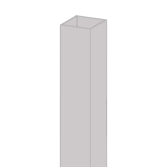 Alu Pfosten 60 x 60 x 3 mm