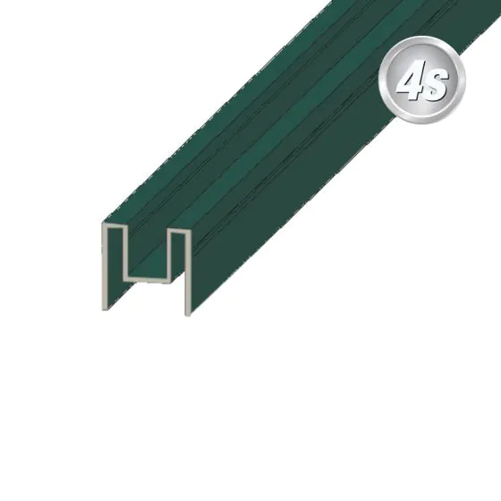 Alu Adapterprofil Oxford - Farbe: grün, Länge: 200 cm