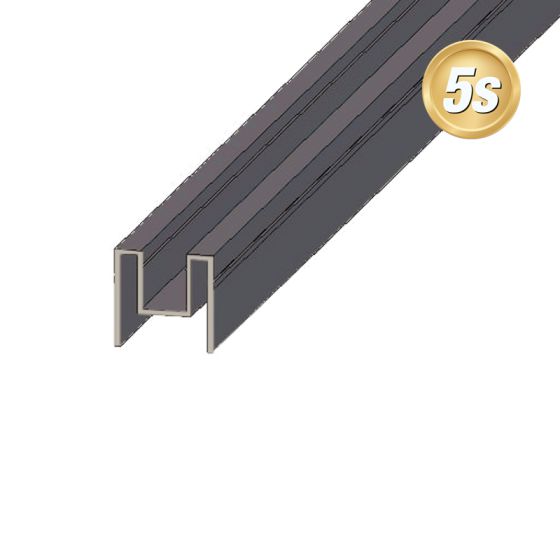 Alu Adapterprofil Oxford - Farbe: anthrazit 5S, Länge: 100 cm