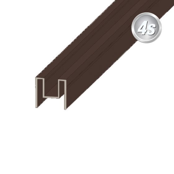 Alu Adapterprofil Oxford - Farbe: schokobraun, Länge: 200 cm
