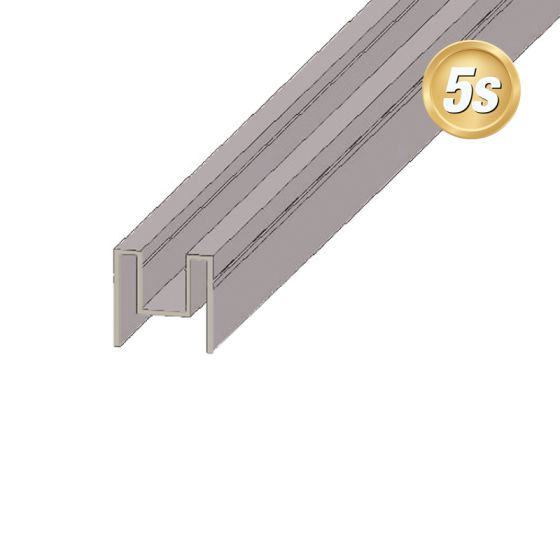 Alu Adapterprofil Oxford - Farbe: dunkelgrau 5S, Länge: 200 cm