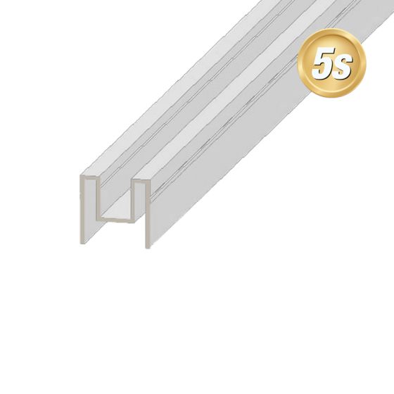 Alu Adapterprofil Oxford - Farbe: grau 5S, Länge: 200 cm