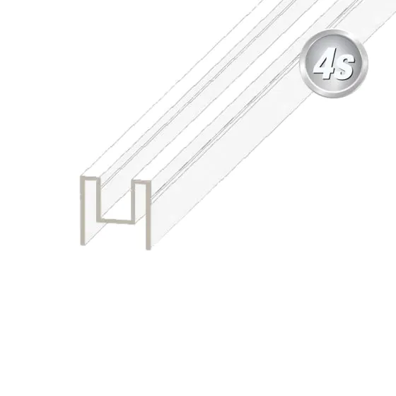 Alu Adapterprofil Oxford - Farbe: weiß, Länge: 200 cm