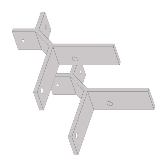 Montageelement Eck / 2 Stück
