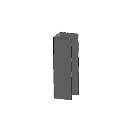 Pfostenverbinder Aluminium für Pfosten 100 x 100 mm