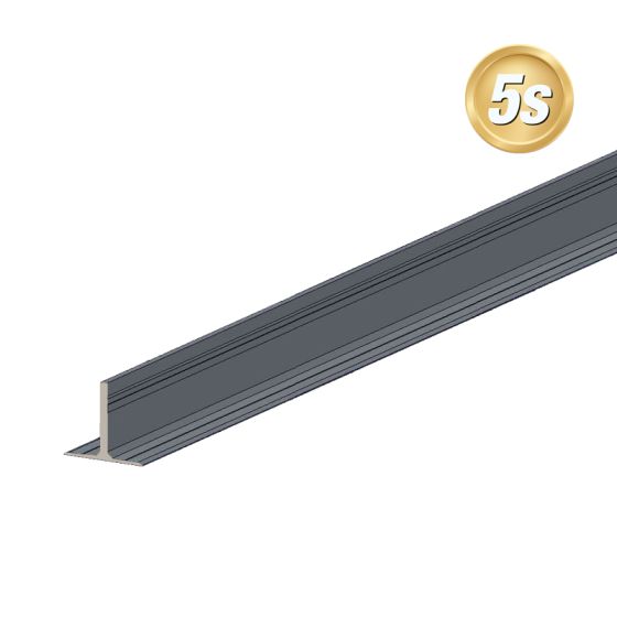 Alu Adapterprofil - Farbe: anthrazit 5S, Länge: 300 cm