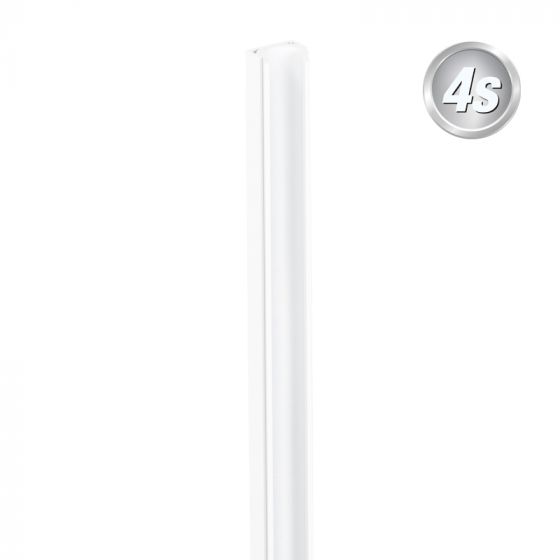 Alu U-Profil beweglich - Farbe: weiß, Länge: 100 cm