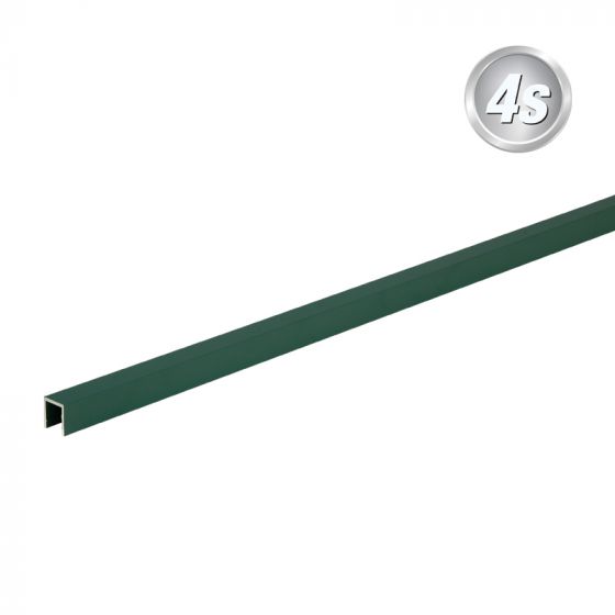 Alu Abdeckprofil - Farbe: grün, Länge: 200 cm