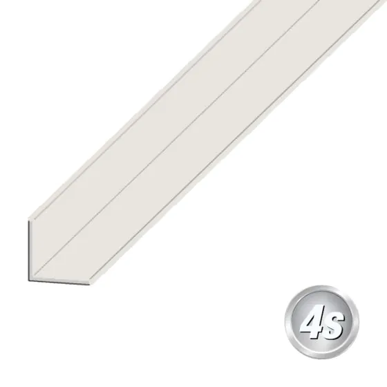 Alu L-Winkel - Abmessungen: 20 x 20 x 2 mm, Farbe: grau
