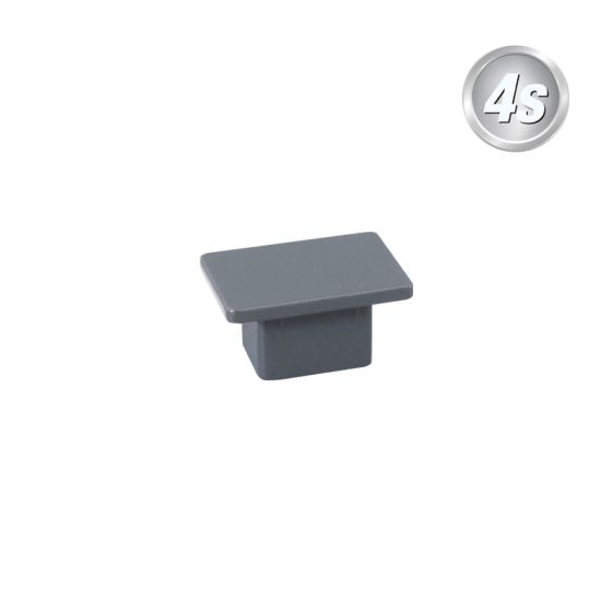 Alu Ornament Abdeckkappe Verona  - Farbe: anthrazit, Form: flach, Querschnitt: 30 x 20 mm