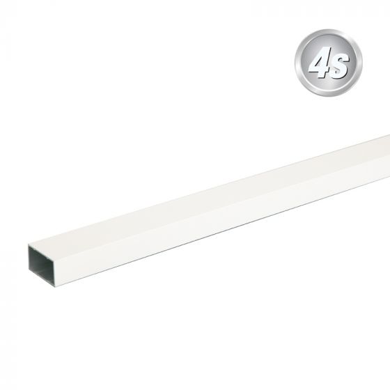 Alu Querlatte 44 x 30 mm - Farbe: weiß, Länge: 250 cm
