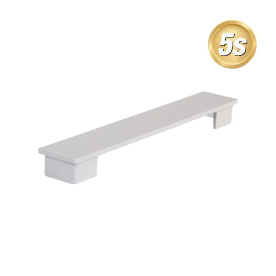 Alu Latten Abdeckkappe flach Norwich - Farbe: grau 5S, für Alu Latten: 120 mm