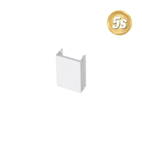 Alu Abstandhalter - Farbe: grau 5S, Länge: 5 cm