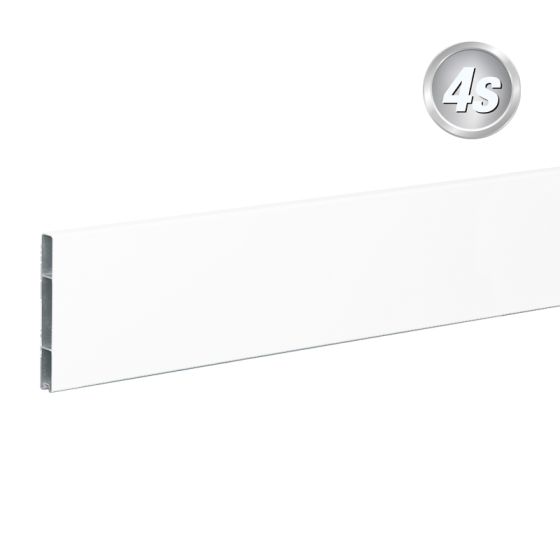 Alu Abschlussprofil 150 x 20 mm  - Farbe: weiß, Länge: 250 cm
