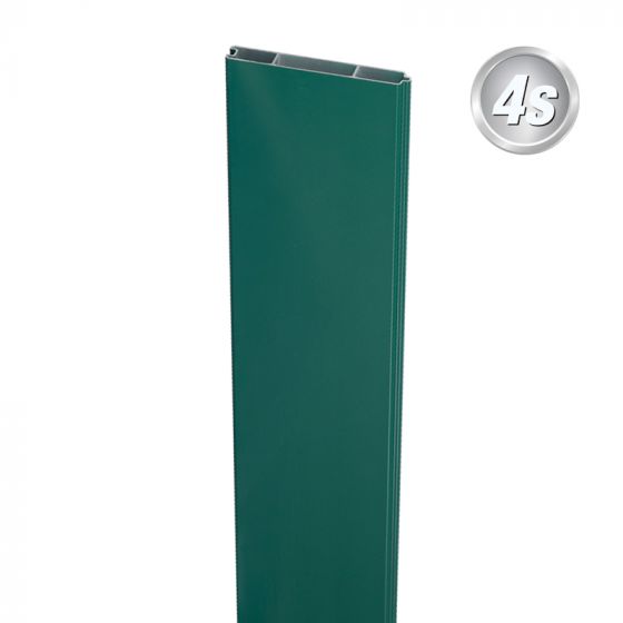 Alu Nut & Federprofil 150 x 20 mm  - Farbe: grün, Länge: 300 cm