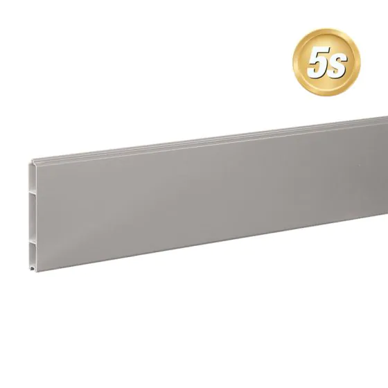 Alu Nut & Federprofil 150 x 20 mm  - Farbe: dunkelgrau 5S, Länge: 250 cm