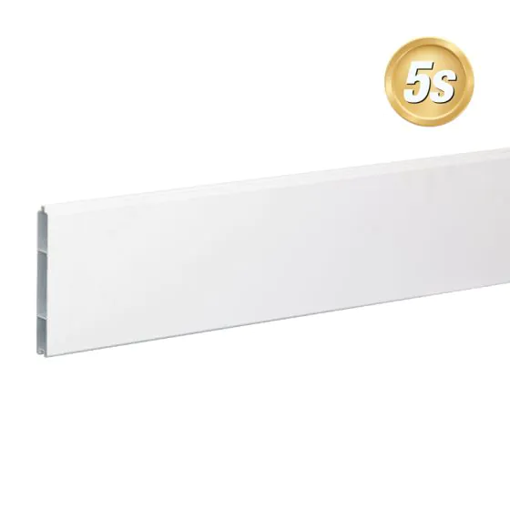 Alu Nut & Federprofil 150 x 20 mm - Farbe: grau 5S, Länge: 300 cm