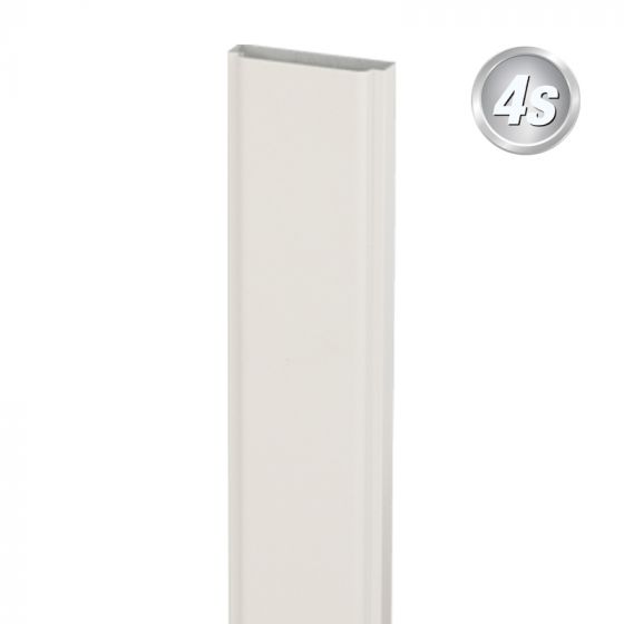 Alu Latte 78 x 20 mm - Farbe: grau, Länge: 75 cm