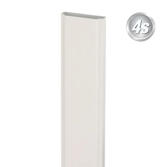 Alu Latte 78 x 20 mm - Farbe: grau, Länge: 150 cm