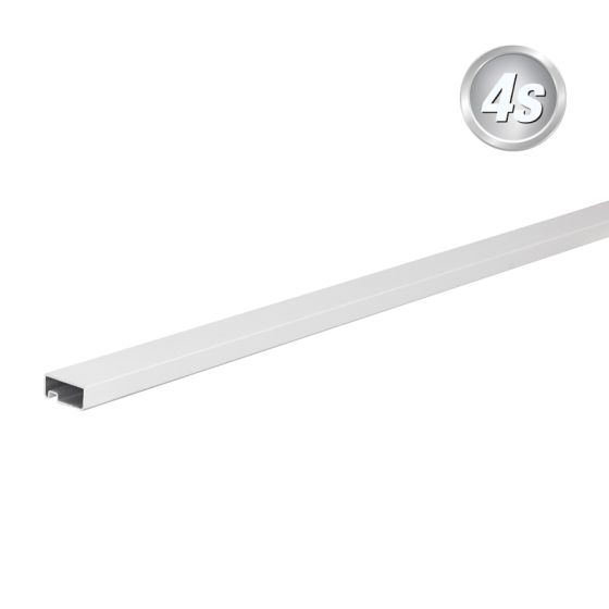 Alu Lamellen Abschlussprofil 44 x 20 mm - Farbe: grau, Länge: 250 cm