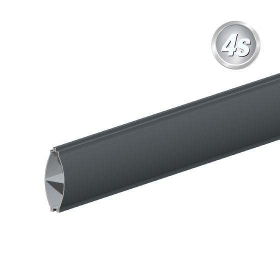 Alu Querlattenprofil 44 x 120 mm - Farbe: anthrazit, Länge: 300 cm, Höhe: 12 cm