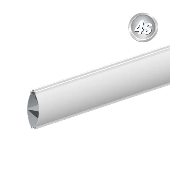 Alu Querlattenprofil 44 x 120 mm - Farbe: grau, Länge: 250 cm, Höhe: 12 cm
