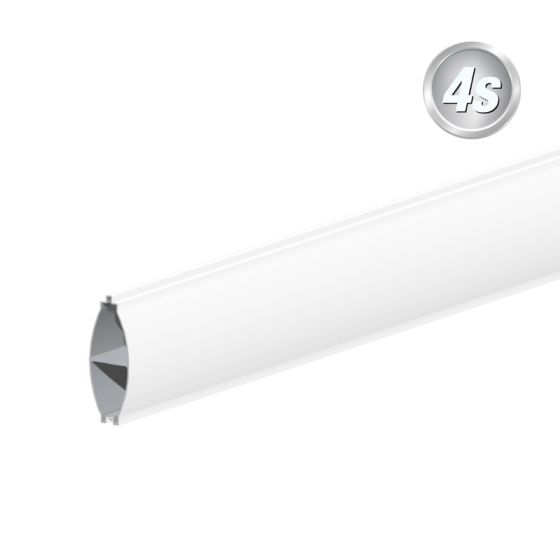 Alu Querlattenprofil 44 x 120 mm - Farbe: weiß, Länge: 250 cm, Höhe: 12 cm