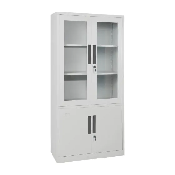 Büroschrank Mod. Elisa mit 4 versperrbaren Flügeltüren - Breite: 900 mm, Höhe: 1850 mm, Tiefe: 400 mm