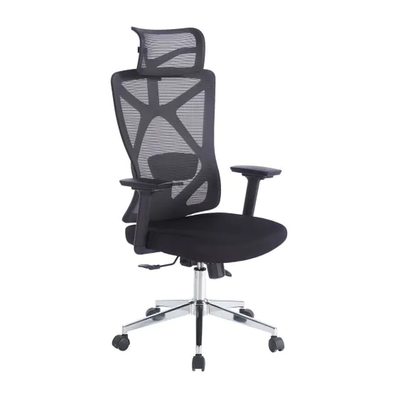 Bürostuhl Nova - Abmessungen: 65 x 116-126,5 x 80 cm, Farbe: schwarz