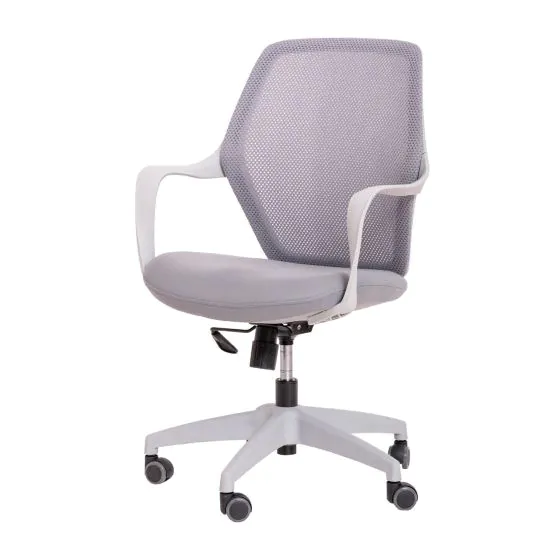 Drehstuhl Sierra - Abmessungen: 57 x 94-104 x 53 cm, Farbe: grau