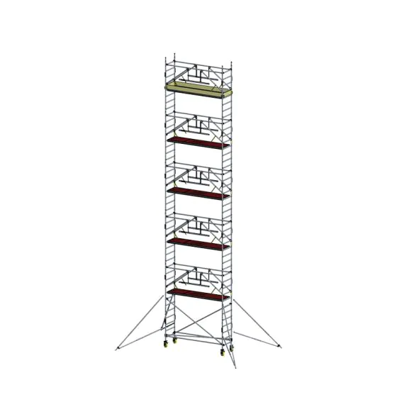 Alu Fahrgerüst Mod. D neue Norm SAFE - Breite: 0,70 m - Gerüstl.: 3,05 m, Arbeitsh.: 12,30 m