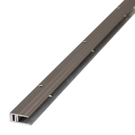Abschlussprofil Aluminium  - Länge: 90 cm, Ausführung: Alu Edelstahloptik