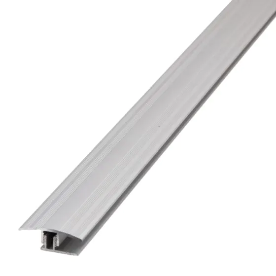 Übergangsprofil Aluminium  - Länge: 100 cm, Ausführung: Alu silber