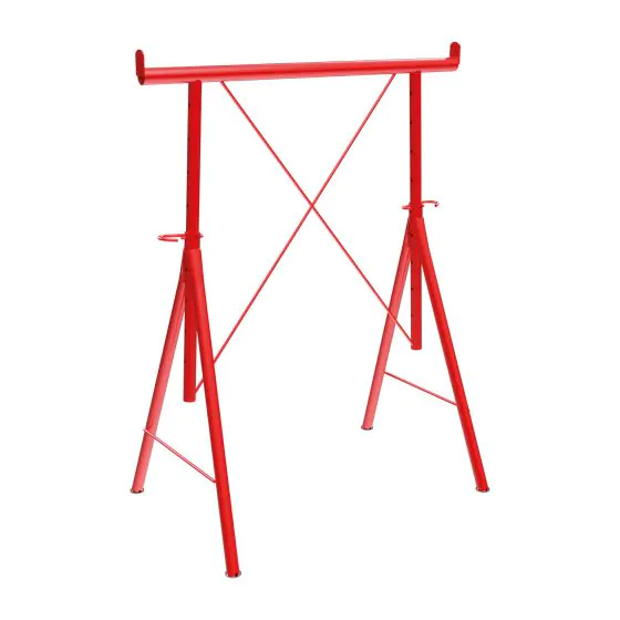 Gerüstbock Profi Ausführung / höhenverstellbar – Maße: ca. 90-160 cm, Gewicht: 14,2 kg, Auflagebreite: ca. 120 cm
