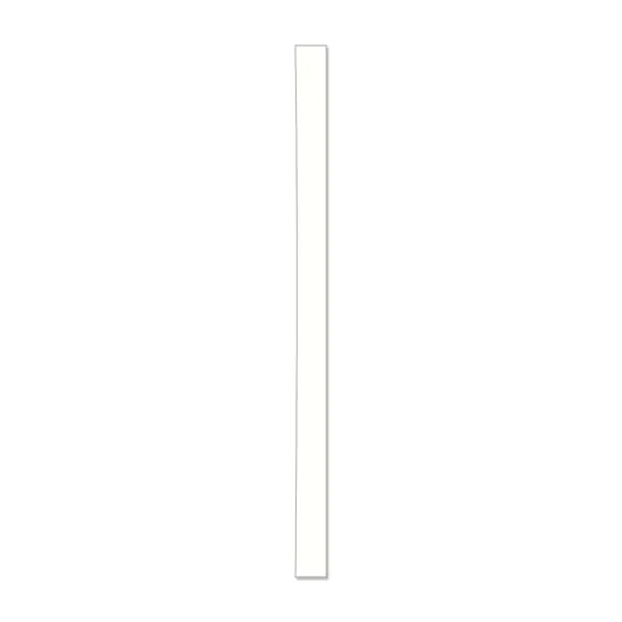 Abdeckung für Setzstufe 200 x 12 x 1 mm, 2 Stück - Modell: weiß