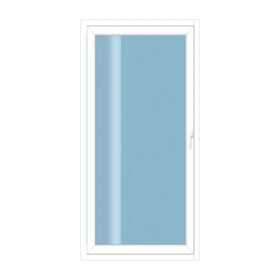 Kunststoff Balkontür 1-flügelig Dreh- / Kipp - Maße (B x H): 900 x 2000 mm, Farbe außen / innen: anthrazit / weiß, Anschlag: DIN-links