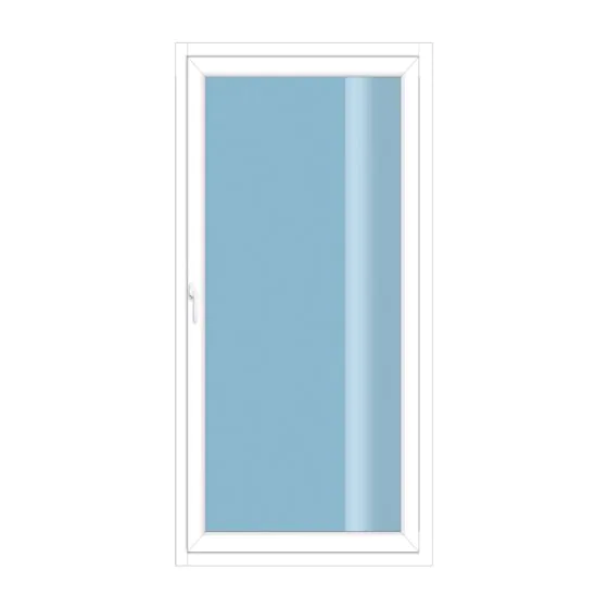 Kunststoff Balkontür 1-flügelig Dreh- / Kipp - Maße (B x H): 900 x 2000 mm, Farbe außen / innen: weiß / weiß, Anschlag: DIN-rechts