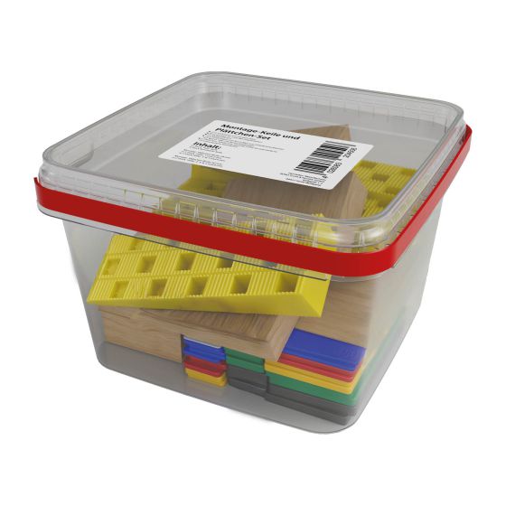 Keil- und Unterlagsplatten Set – 50-teilig