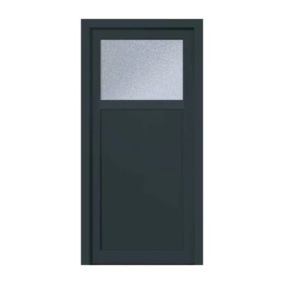 Kunststofftür Mod. Modern 3 - 980 x 1980 mm (B x H), Anschlag: innen links - DIN links
